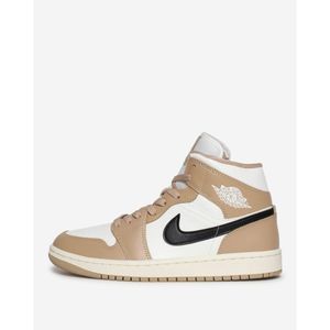 Nike Women’s High Top Sneakers in White, Tan and Black